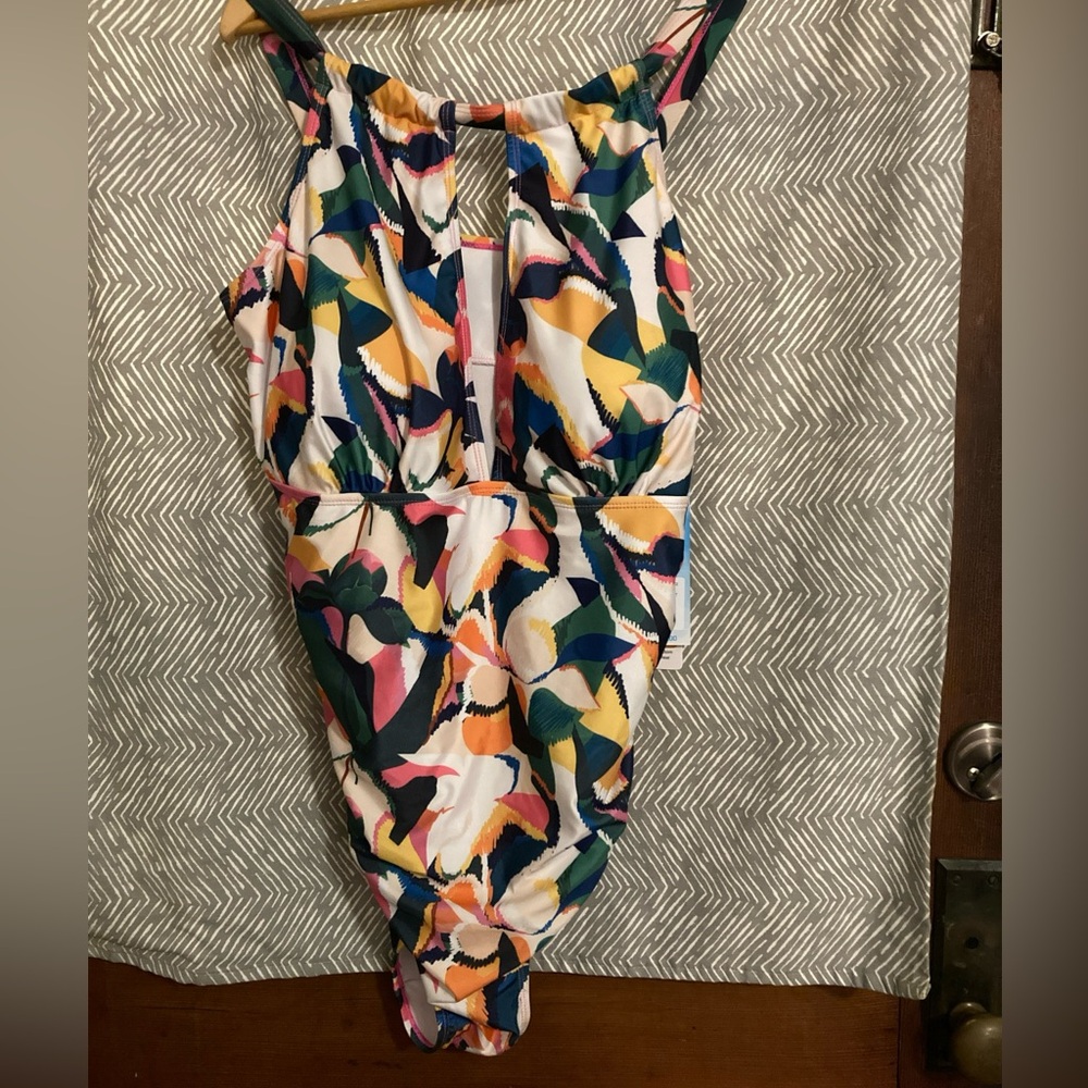 simply fit swimsuit 3xl floral